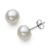 颜色: White, Belle de Mer | Cultured Freshwater Button Pearl (8-9mm) Stud Earrings