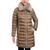 商品Michael Kors | Women's Faux-Fur-Collar Down Puffer Coat颜色Husk