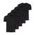 商品Alfani | Men's 5-Pk. Moisture-Wicking Solid T-Shirts, Created for Macy's颜色Black