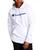 颜色: White, CHAMPION | Men's Script Logo Powerblend Hoodie