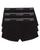 颜色: Black, 2(x)ist | Cotton Stretch No Show Trunks, Pack of 3