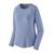 Patagonia | Patagonia Women's Capilene Cool Trail LS Shirt, 颜色Walk Your Path  Pale Periwinkle
