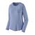 商品Patagonia | Patagonia Women's Capilene Cool Trail LS Shirt颜色Walk Your Path  Pale Periwinkle