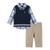 商品第2个颜色Light Blue/Navy, ANDY & EVAN KIDS | Sweater Vest Set (Toddler/Little Kids)
