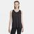 color Black, NIKE | Nike Yoga Novelty Tank - Women's