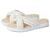 商品Cole Haan | Zerogrand Flat Knotted Slide Sandal颜色Optic White/Birch