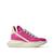 Rick Owens | Geth Runner Scarpe in Pelle, 颜色Hot Pink/Milk/Hot Pink/Milk