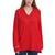 商品Tommy Hilfiger | Tommy Hilfiger Womens Plus V-Neck Cozy Pullover Sweater颜色Scarlet