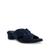 Anne Klein | Women's Timmy Block Heel Slide Sandals, 颜色Navy Microsuede