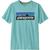 Patagonia | P-6 Logo T-Shirt - Kids', 颜色Skiff Blue