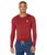 color Cardinal/White, Under Armour | Heatgear Armour Compression Long Sleeve