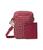 商品Tommy Hilfiger | Phone Crossbody Top Zip Phone Crossbody with Card Case Square Monogram Jacquard颜色Italian Wine/Stone