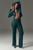 颜色: Midnight Green, Alo | Knit High-Waist Salana Wide Leg Pant - Midnight Green