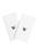 颜色: White W, Linum Home Textiles | Home Personalized Denzi Hand Towels Set Of 2 In Black Font