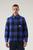 商品Woolrich | Timber Flannel Check Overshirt颜色Royal Buffalo
