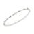 商品第1个颜色Crystal, Givenchy | Silver-Tone Crystal Stone Detail Bangle Bracelet
