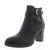 商品Style & Co | Style & Co. Womens Laleen  Leather Ankle Ankle Boots颜色Black Smooth
