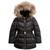 颜色: Black, Michael Kors | Toddler and Little Girls Heavy Weight Belted Jacket