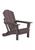 商品第5个颜色Dark Brown, Westin Outdoor | Outdoor All-Weather HDPE Folding Adirondack Chair