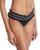 商品Tory Burch | Costa Embroidered Hipster Bikini Bottom颜色BLACK/NEWIVORY
