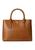 商品Ralph Lauren | Leather Small Marcy Satchel颜色LAUREN TAN