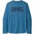 Patagonia | 男士长袖T恤 多款配色, 颜色Boardshort Logo: Wavy Blue X-Dye