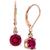 颜色: Ruby, Macy's | Lab-Grown Sapphire (2-7/8 ct. t.w.) & White Sapphire Accent Drop Earrings in Sterling Silver (Also Available in Lab-Grown Ruby)