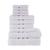 color silver, Chortex USA | Alexis Antimicrobial Irvington 10 Piece Towel Set