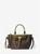 color BRN/OLIVE, Michael Kors | Hamilton Legacy Small Logo Belted Satchel