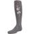 商品第3个颜色Medium Gray, Memoi | Girl's High Climbers Combed Cotton Floral Knee Socks