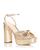 color Champagne, Loeffler Randall | Women's Rivka Platform High Block Heel Sandals