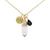 颜色: Onyx, CHARGED | Crystal Gemstone Charm Necklace