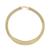 颜色: Gold, Italian Gold | Wide Mesh Graduated 18" Statement Necklace in 14k Yellow Gold (Also in 14k White Gold)