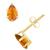 商品第2个颜色Citrine, Macy's | Gemstone Stud Earrings in 10k Yellow Gold