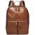 商品第2个颜色Brown, Fossil | Women's Tess Leather Laptop Backpack