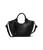 Madewell | The Mini Sydney Cutout Tote in Leather, 颜色True Black