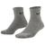 颜色: Carbon Heather/Black, NIKE | Nike 6 Pack Dri-FIT Plus Quarter Socks - Men's
