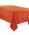 颜色: Bright Orange, Saro Lifestyle | Everyday Design Solid Color Tablecloth, 120" x 65"