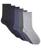 颜色: Gray Heather, Ralph Lauren | Women's 6 Pack Roll-Top Trouser Socks