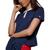 颜色: Navy, Tommy Hilfiger | Tommy Hilfiger Sport Womens Polo Button Cropped
