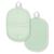 颜色: Pistachio, KitchenAid | Ribbed Soft Silicone Pot Grabber 2-Pack Set, 5" x 8"