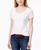 颜色: Classic White, Tommy Hilfiger | 女款V领短袖T恤