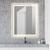 商品第3个颜色white 36 x 28, JONATHAN Y | Rectangular Frameless Anti-Fog Aluminum Front/Back-lit Tri-color LED Bathroom Vanity Mirror with Smart Touch Control