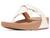 颜色: Urban White, FitFlop | Lulu Folded-Knot Leather Toe-Post Sandals