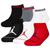 color Black/Red, Jordan | Jordan Legend No Show 6 Pack Socks - Boys' Grade School