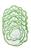 颜色: Green, MoDA | Moda Domus - Set-Of-Four Cabbage Embroidered Linen Placemats - Green - Moda Operandi