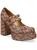 颜色: amber multi, Sam Edelman | Pepper Womens Patent Mary Jane Platform Heels