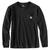 商品Carhartt | Carhartt Women's WK126 Workwear Pocket LS T-Shirt颜色Black