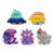 颜色: Cosmicbumz, BumBumz | BumBumz 4.5-inch MooBumz Plush 5-Pack - Palmer Peach Milk, Charlotte Cereal Milk, Oakley Oat Milk, Maximus Milk Milk, and Sylvia Sakura Milk - from The Makers of Original Squishmallows