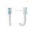 商品Giani Bernini | Cubic Zirconia (1.44 ct.t.w.) Clear Baguette Half Hoop Post Earrings颜色Blue
